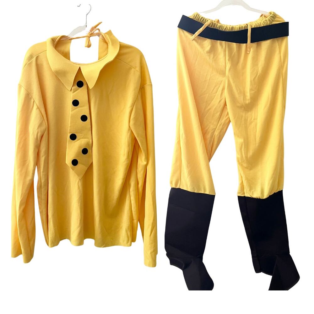 Man in the Yellow hat Two-Piece Costume Set with Black Accents